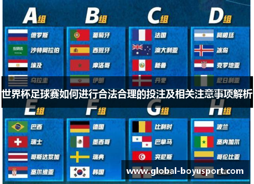 世界杯足球赛如何进行合法合理的投注及相关注意事项解析